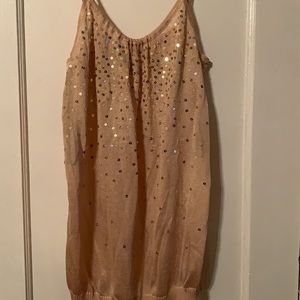 NWT - Bebe Tank Top with Sequin, Size Medium